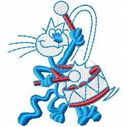 Cats Embroidery Design 12 Cats Embroidery Design 12